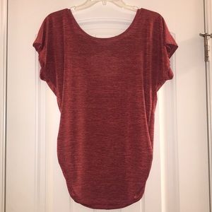 Dressy top with now in back